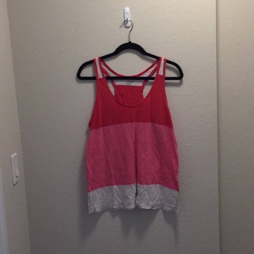 Color block tank top.
